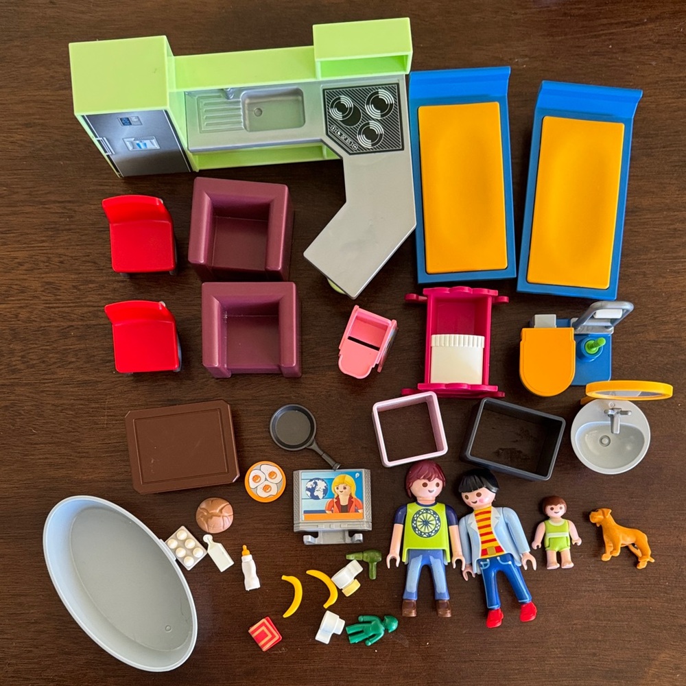 Playmobil Take along dollhouse ONLY accessories